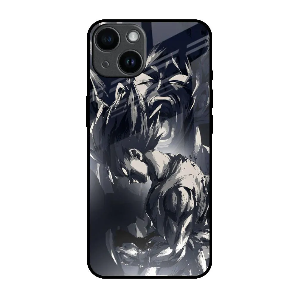 Fashion Statement Light Structure Sketch Art DB Glass Case for iPhone 14