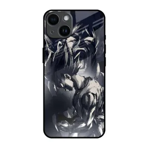 Fashion Statement Light Structure Sketch Art DB Glass Case for iPhone 14
