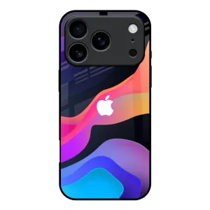 Colorful Fluid Glass Case for iPhone 17 Pro Premium Finish Matte Feel