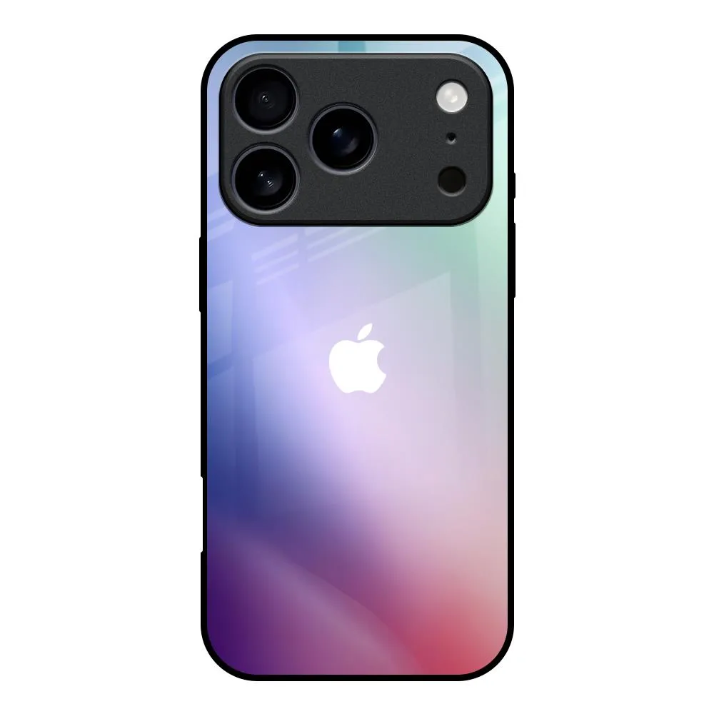 Abstract Holographic Glass Case for iPhone 17 Pro Durable Texture Build Drop Defense