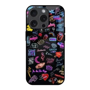 Accept The Mystery Glass Case for iPhone 15 Pro Soft Layer Smooth Surface