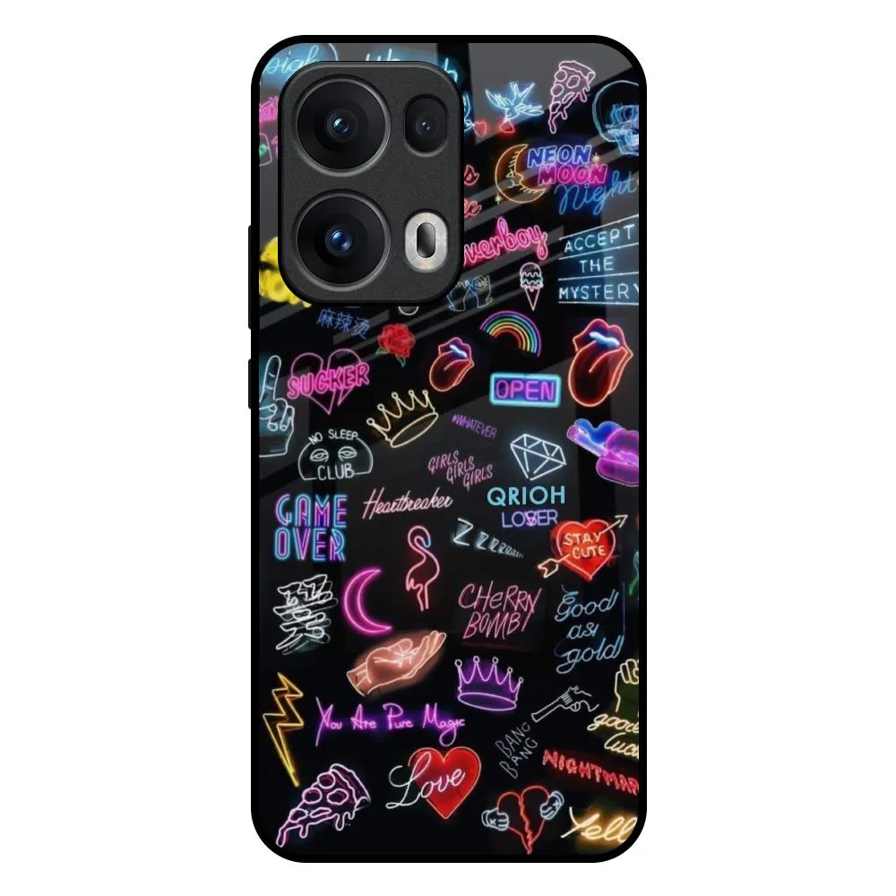 Accept The Mystery Glass Case for Oppo Reno13 Pro 5G Polished Touch