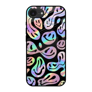 Acid Smile Glass Case for Apple iPhone 16e Frosted Finish Smooth Craft