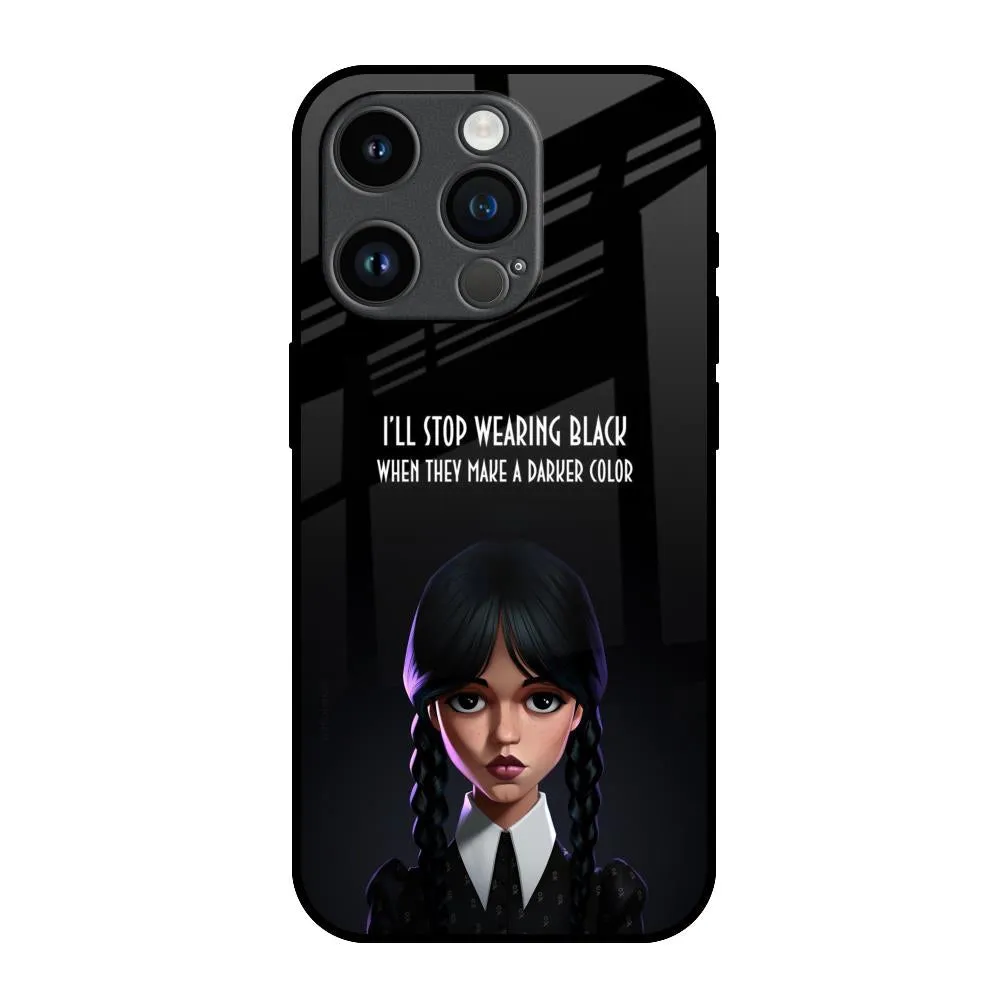 Aesthetic Digital Art Glass Case for iPhone 14 Pro Sleek Edge Casual Design