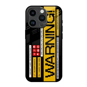 Aircraft Warning Glass Case for iPhone 14 Pro Rugged Frame Design Flexible Layer Design