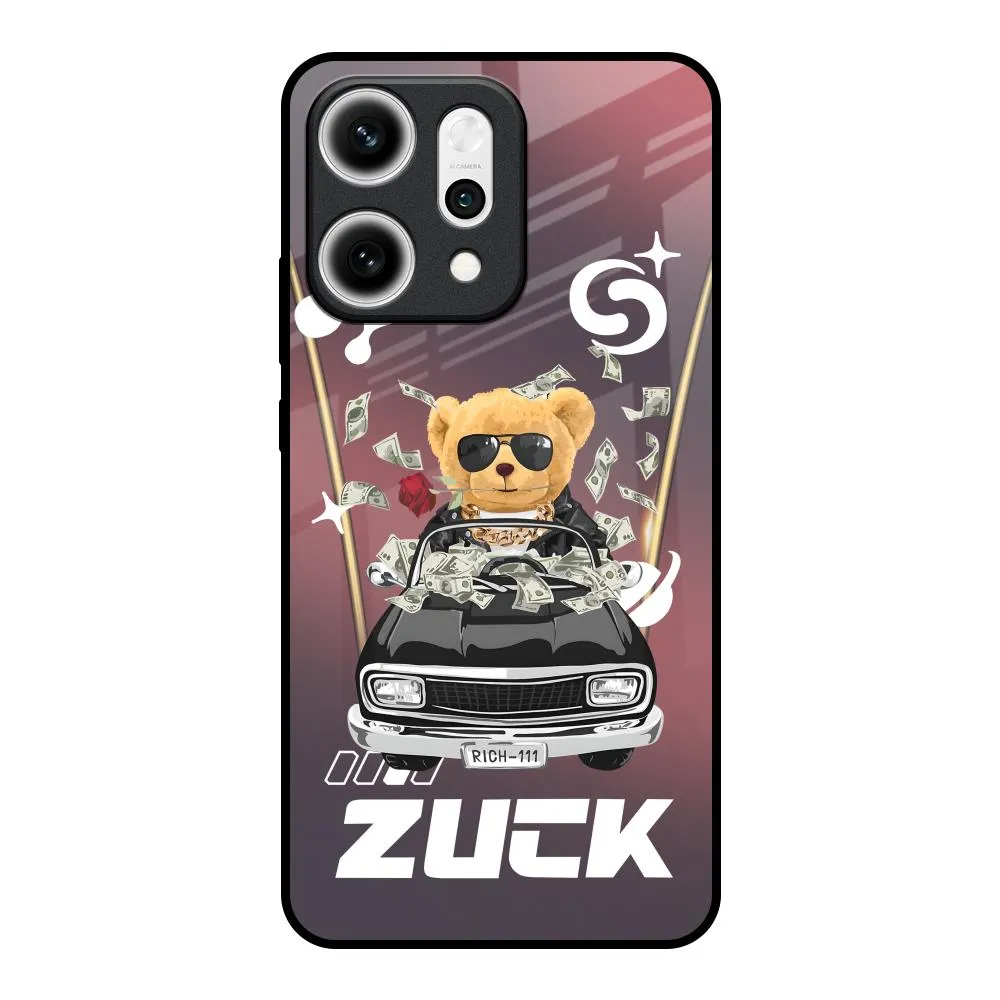 Money Madness Glass Case for Oppo Reno14 5G Non Slip Surface