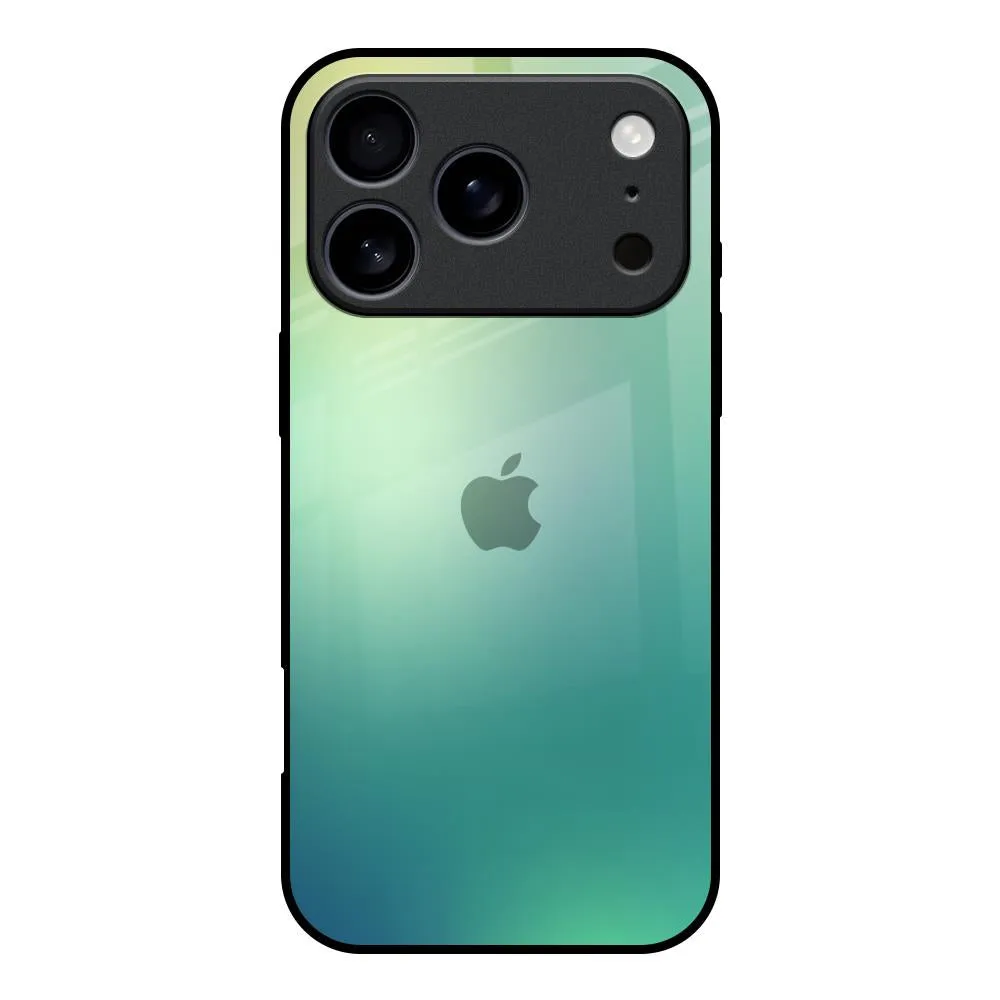 hybrid design Dusty Green Glass Case for iPhone 17 Pro