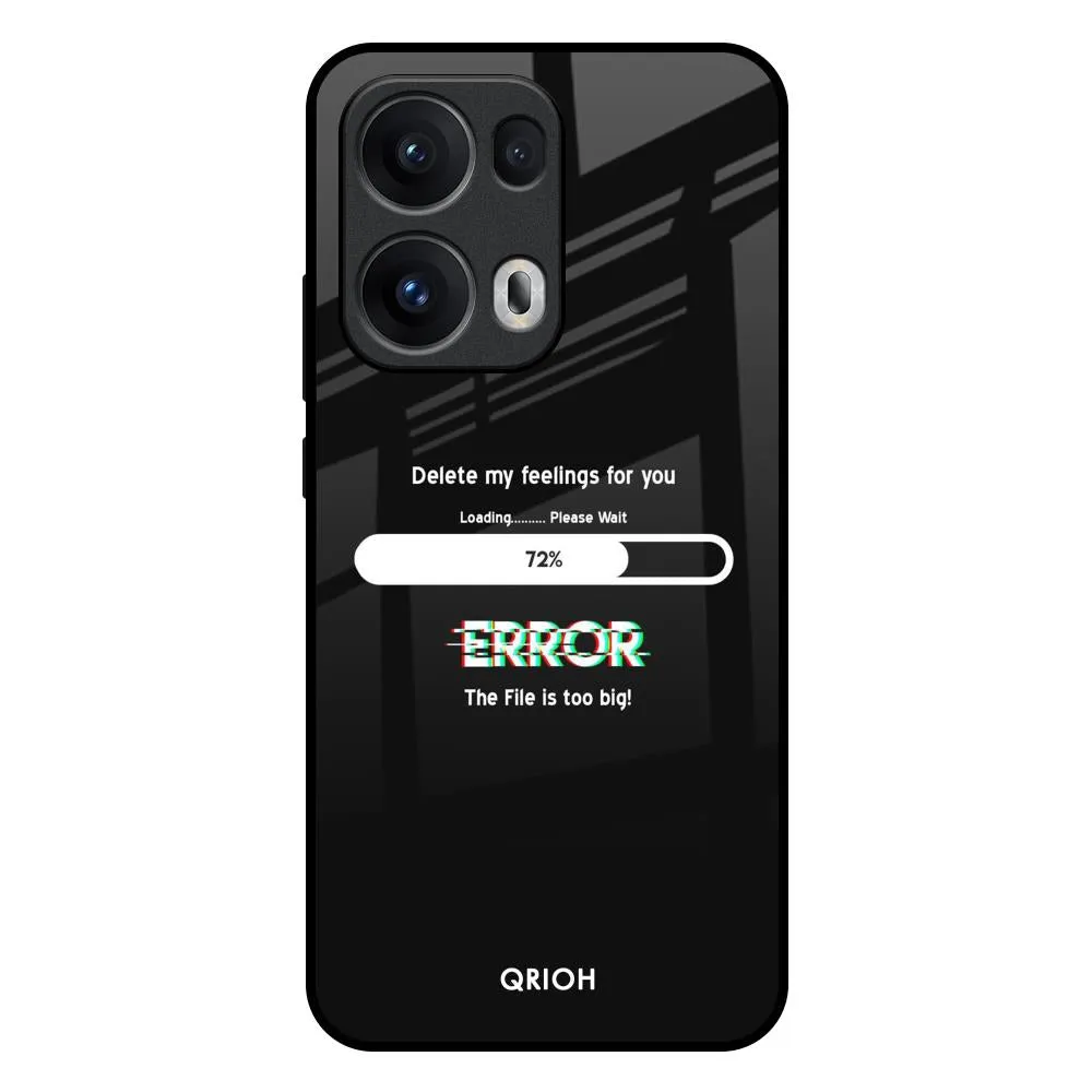 Durable touch Error Glass Case for Oppo Reno13 Pro 5G