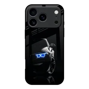 Car In Dark Glass Case for iPhone 17 Pro Premium Pattern Design Durable Layer