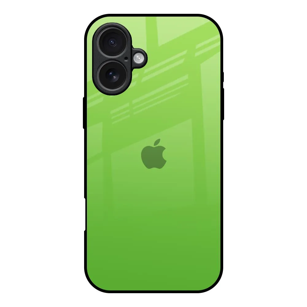 Smooth Grip Vibrant Colors Paradise Green Glass Case For iPhone 17