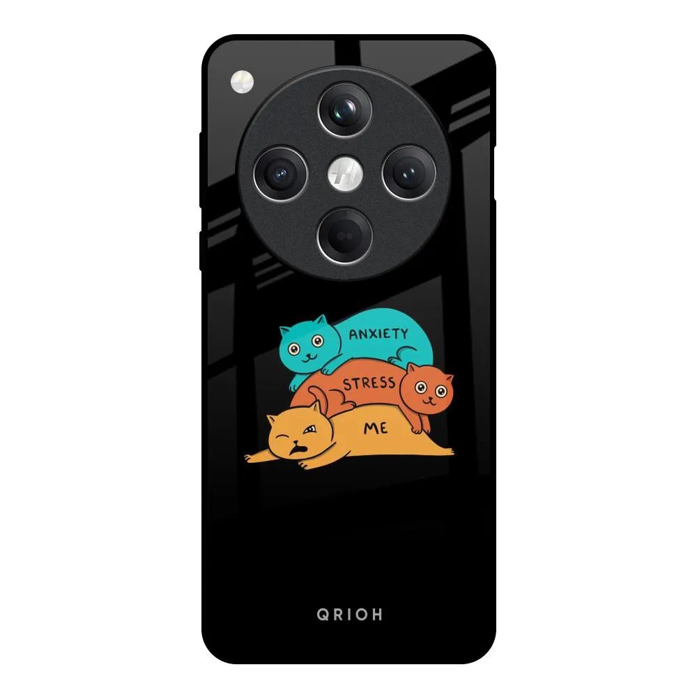 Protective Layering Anxiety Stress Glass Case for Oppo Find X8 5G