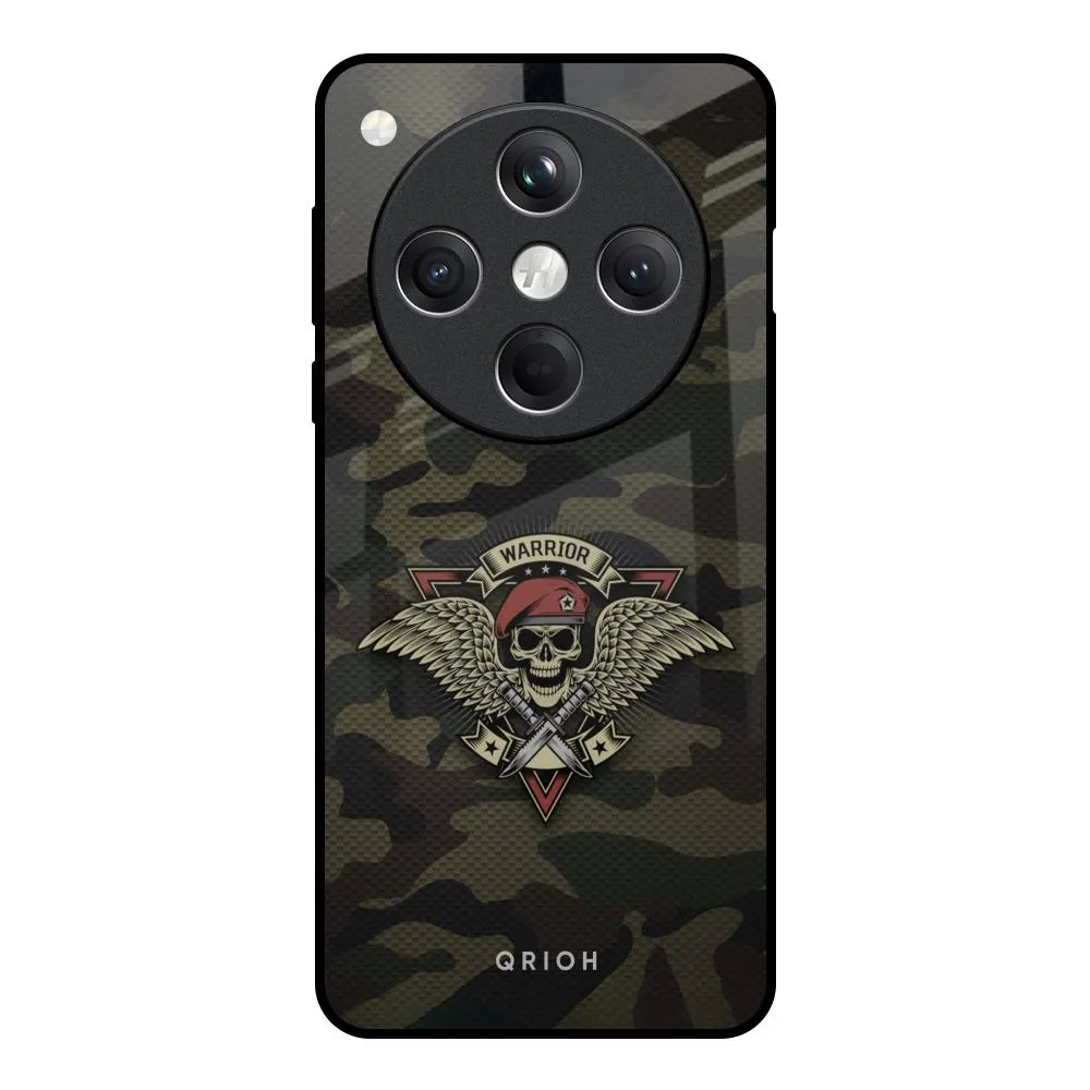 Army Warrior Glass Case for Oppo Find X8 5G Portable Shield
