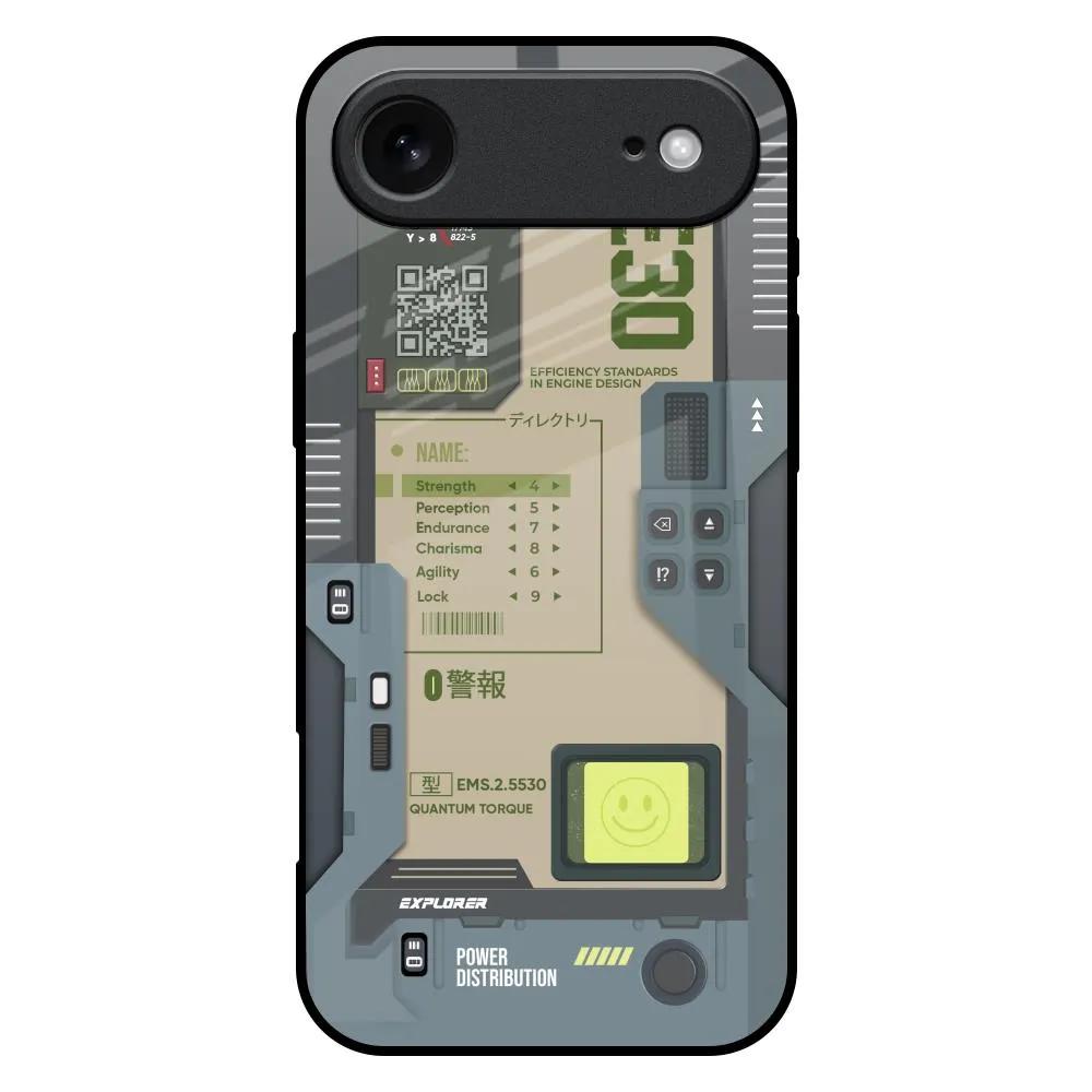 Premium Feel Art Station Glass Case for iPhone 17 Air