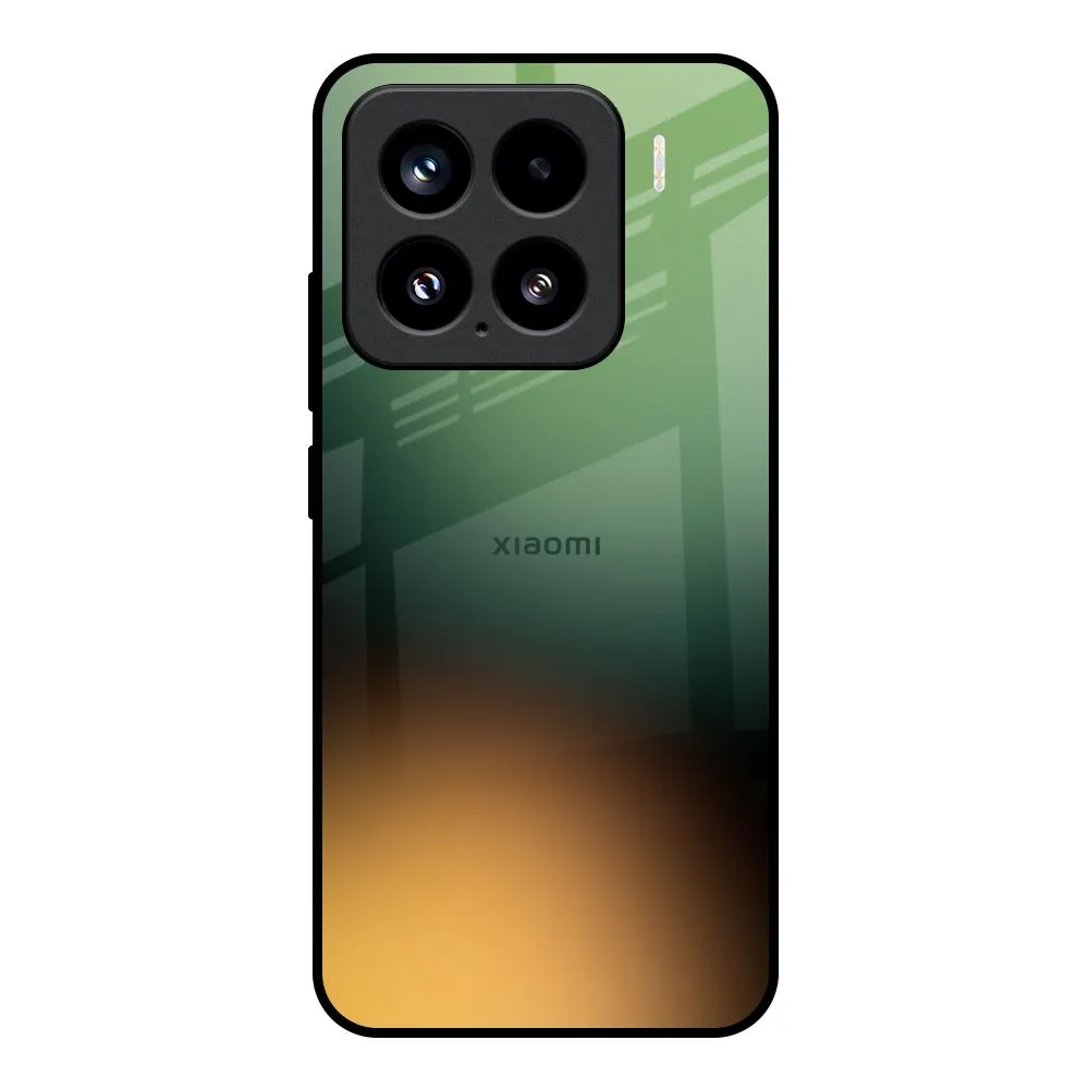 Blurry Forest Glass Case for Mi 15 5G Magnetic Mount