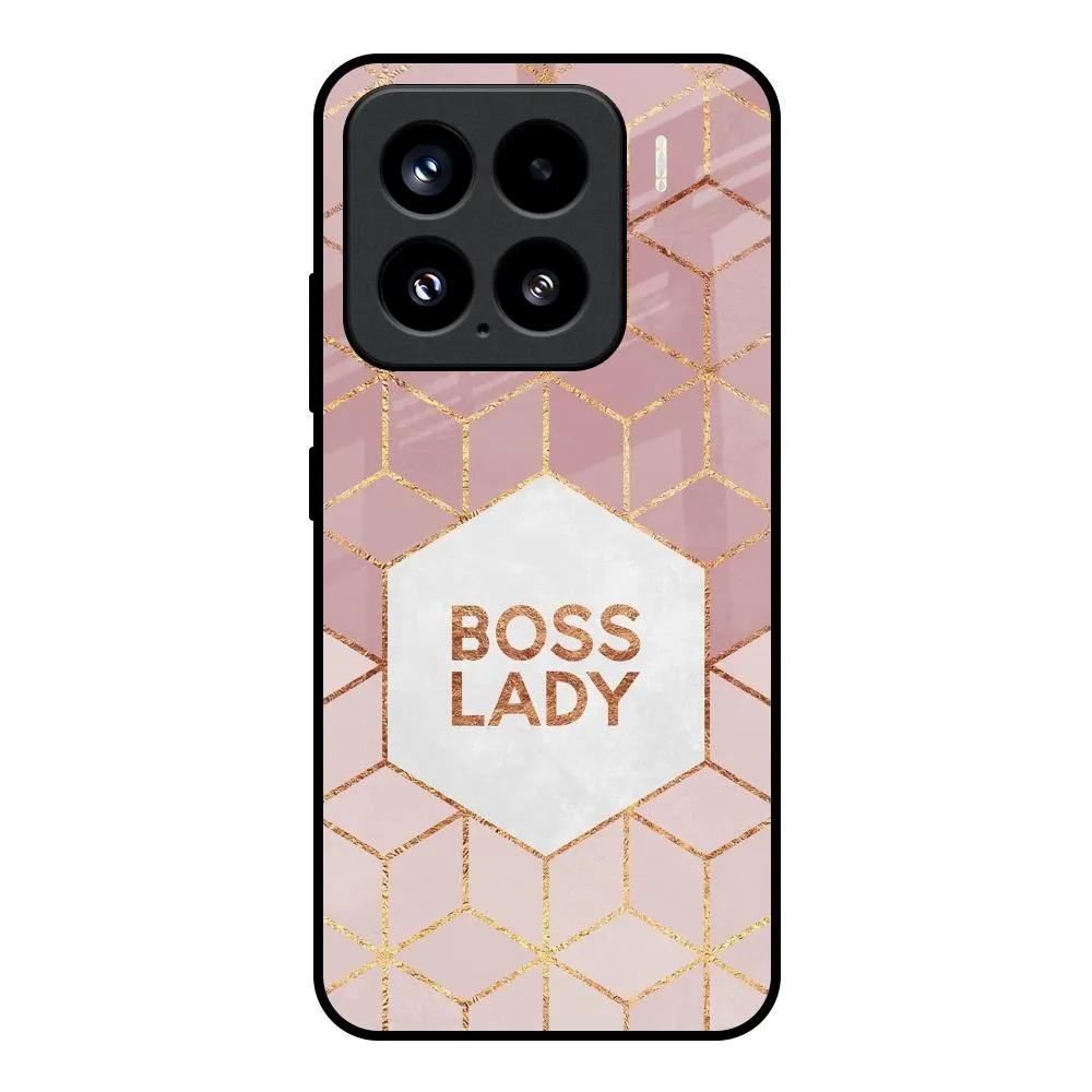 Boss Lady Glass Case for Mi 15 5G Travel Friendly