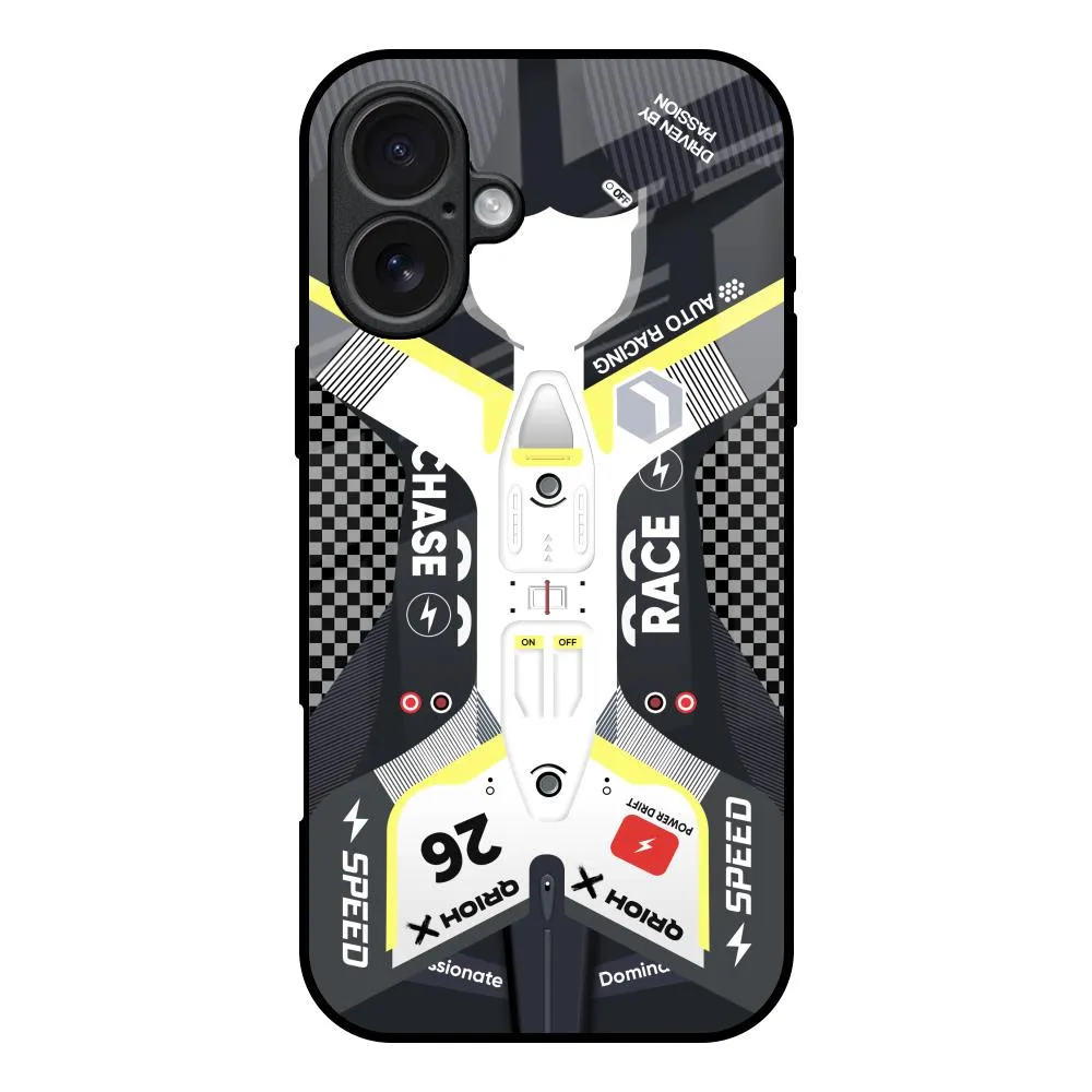 Tight Fit Eco Friendly Car Enthusiast Glass Case for iPhone 17