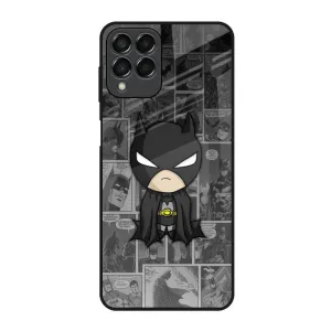 Creative Style Cartoon Art Glass Case for Samsung Galaxy M53 5G