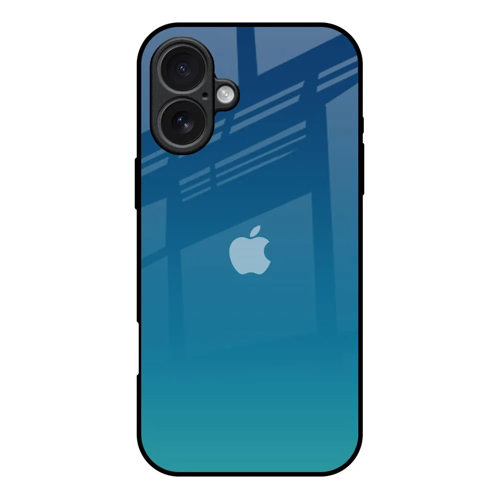 Celestial Blue Glass Case For iPhone 17 Strong material