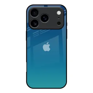 Shock Resistant Celestial Blue Glass Case For iPhone 17 Pro