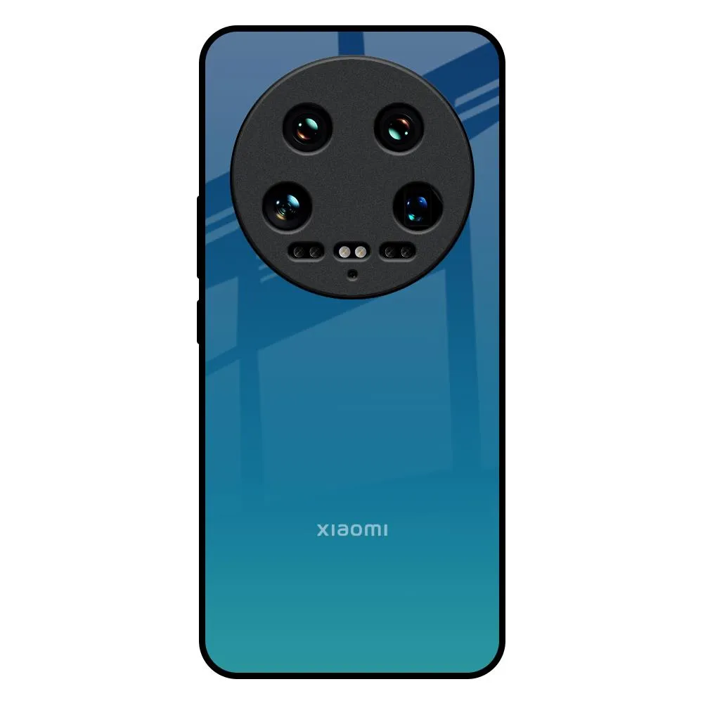 Celestial Blue Glass Case For Mi 14 Ultra 5G Enhanced Durability Premium Shield