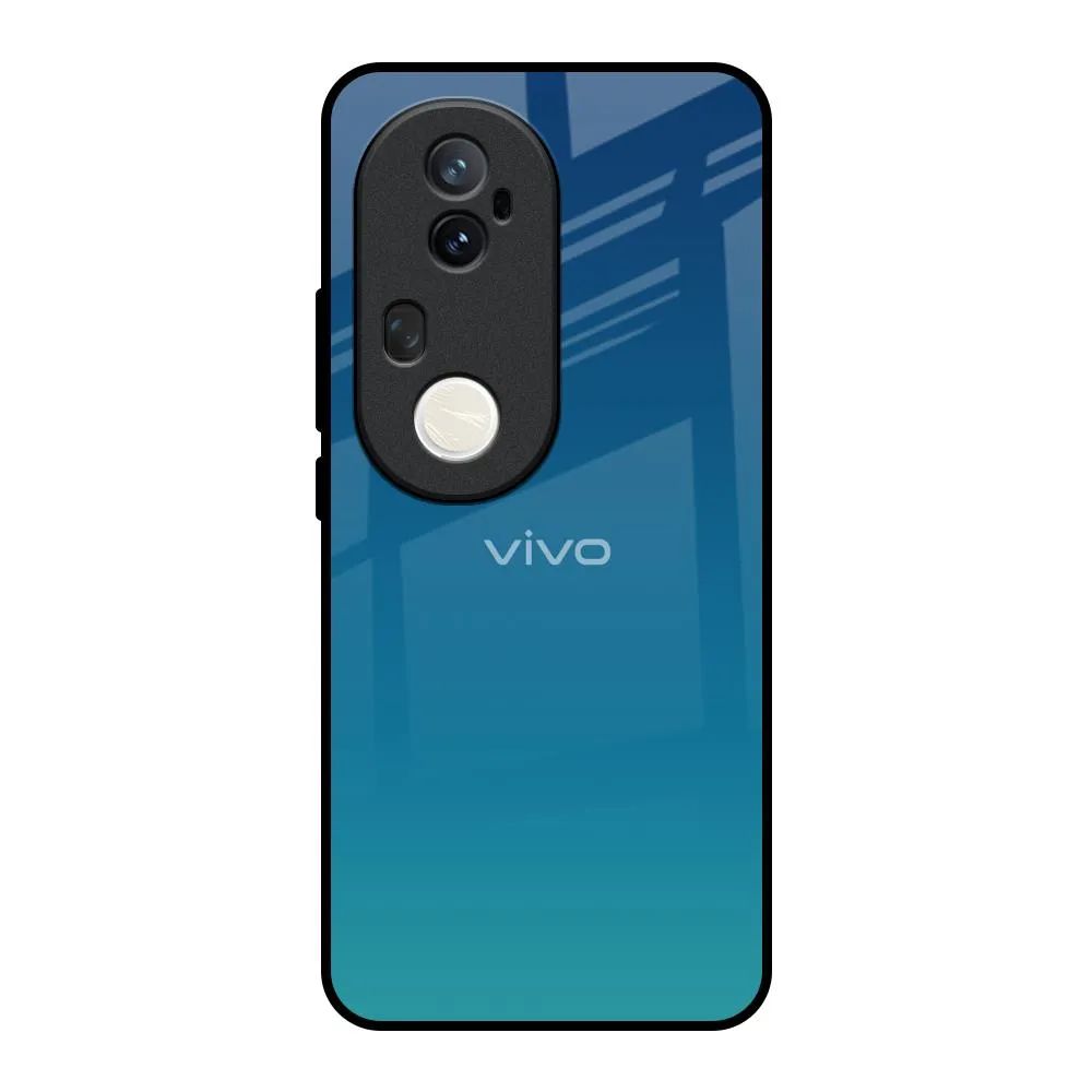 Celestial Blue Glass Case For Vivo T4 Ultra 5G Durable structure