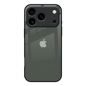 Vibrant Finish Clear Texture Charcoal Glass Case for iPhone 17 Pro