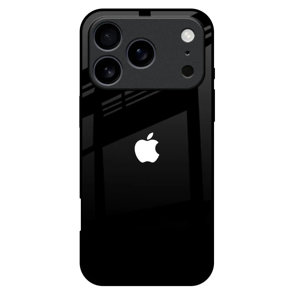 Durable Pattern Scratch Guard Jet Black Glass Case for iPhone 17 Pro Max