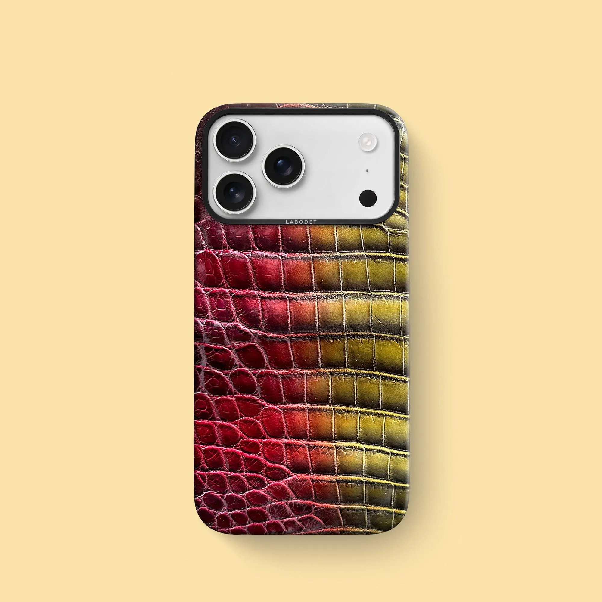 Classic Case 1/1 Sunset For iPhone 17 Pro In Alligator Polished Finish Texture