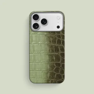Colorful Finish Refined Finish Classic Case Celadon Green For iPhone 17 Pro Max In Himalayan Crocodile