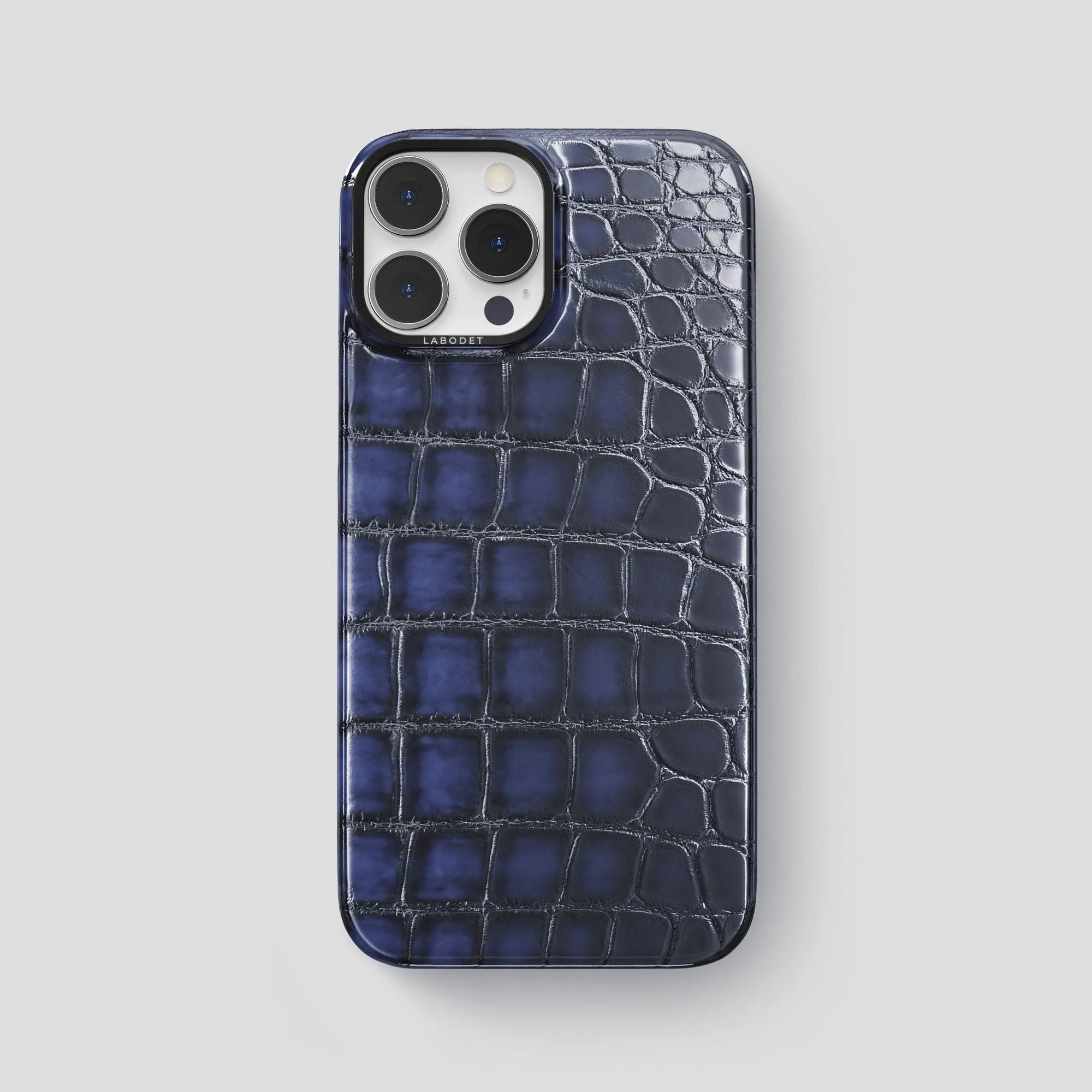 Classic Case For iPhone 14 Pro Max In Patina Alligator Fashion Edge Smooth Finish