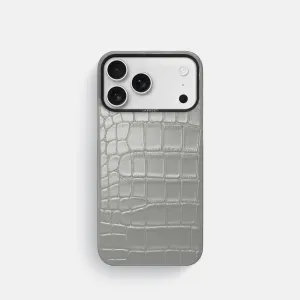 Tough Frame Classic Case For iPhone 17 Pro In Metallic Alligator