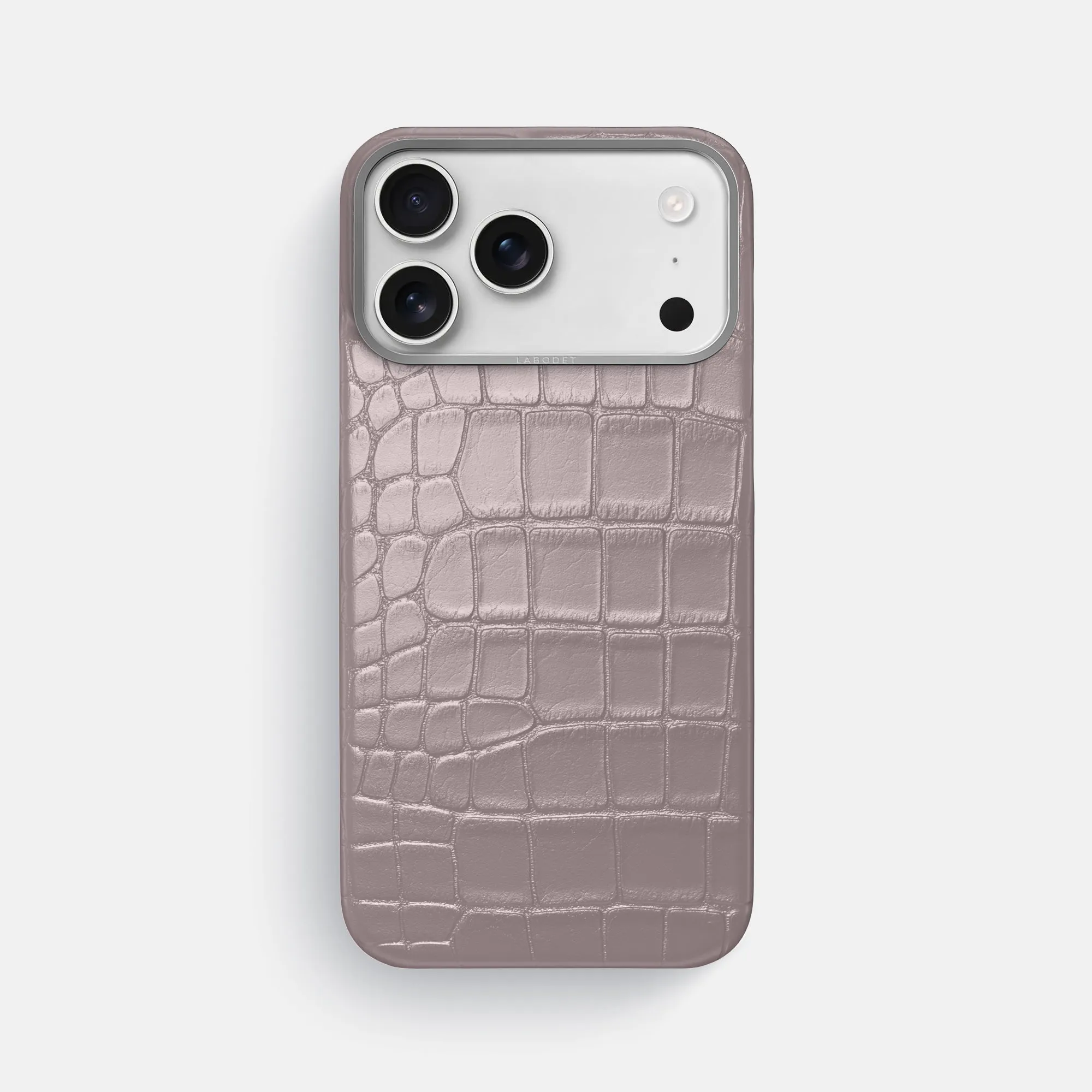 Classic Case For iPhone 17 Pro Max In Metallic Alligator Minimal Frame Shock Cushion
