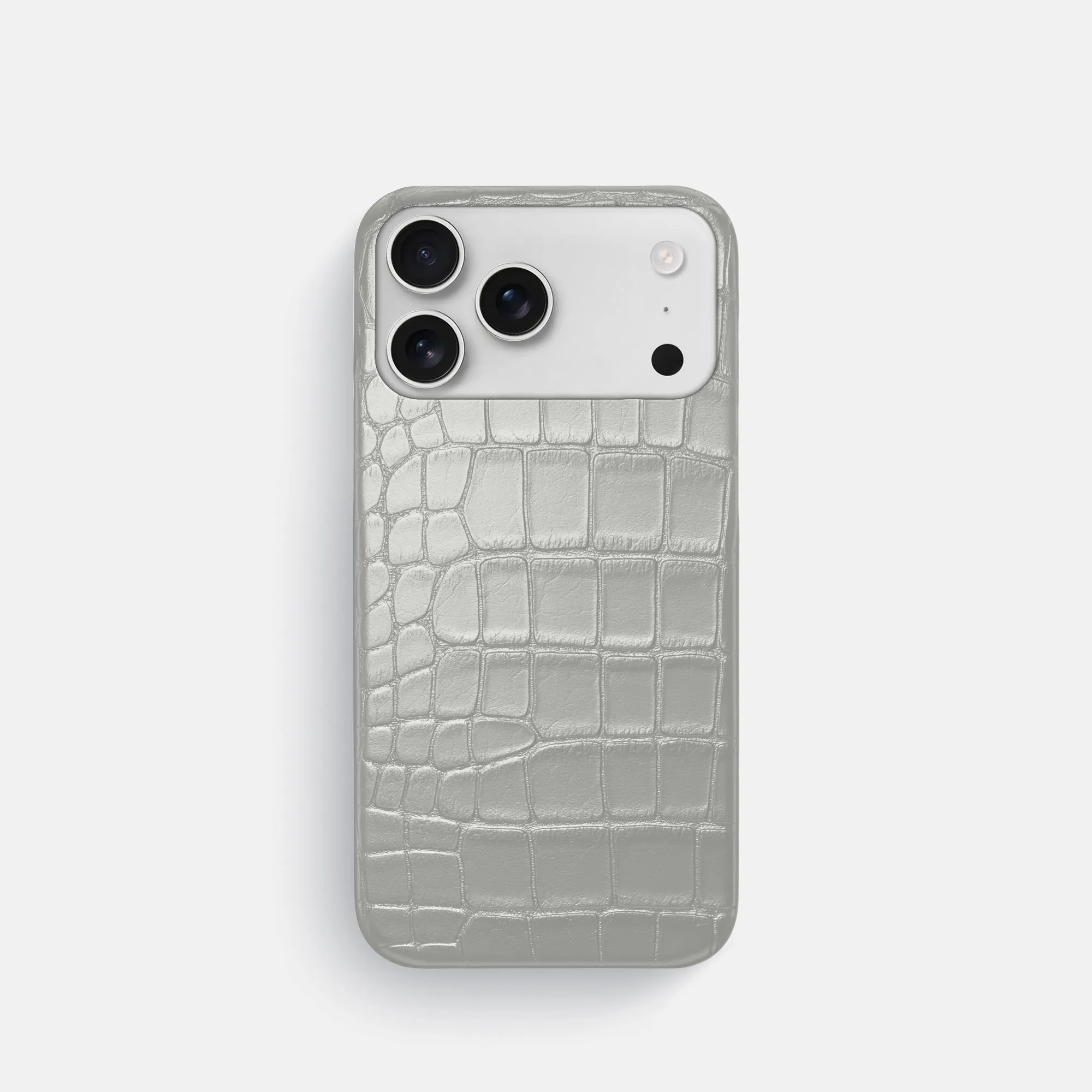 Grip Control Slim Case For iPhone 17 Pro In Metallic Alligator