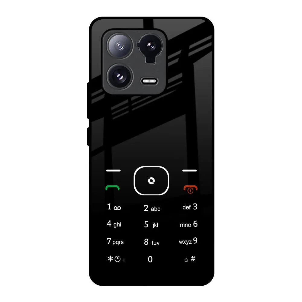 Classic Keypad Pattern Glass Case for Mi 13 Pro Ergonomic grip Elegant Accent
