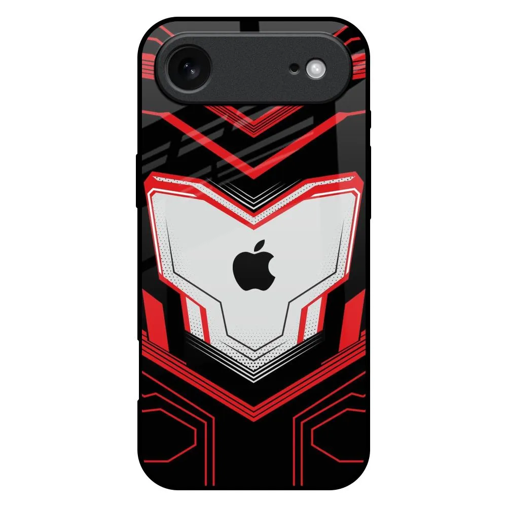 Creative Artwork Gloss Surface Quantum Suit Glass Case For iPhone 17 Air