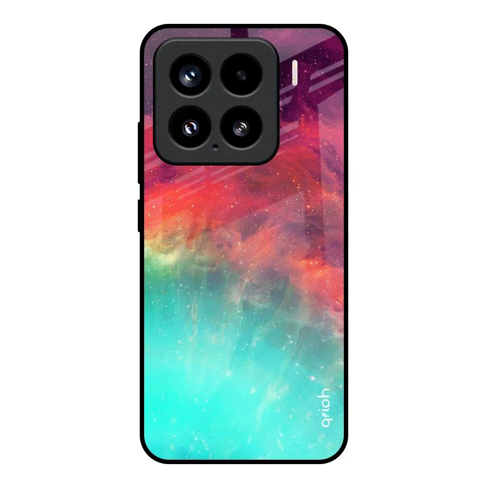 Bold colors Vivid Detail Colorful Aura Glass Case for Mi 15 5G