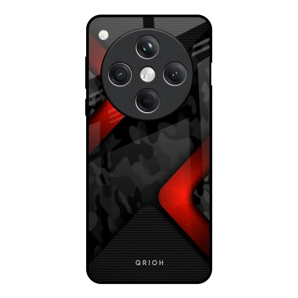 Modern Camo Abstract Glass Case for Oppo Find X8 5G Light Touch Minimal Form