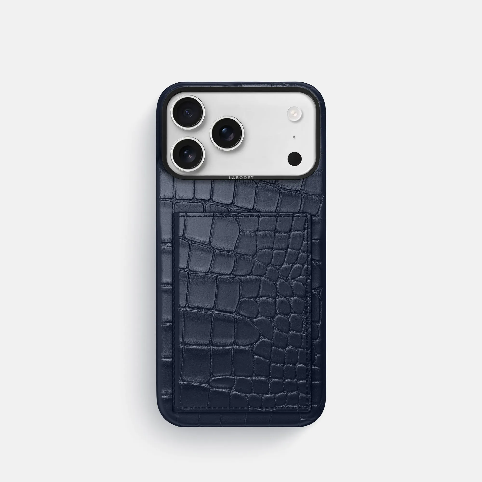 Practical Look Bi-Fold Case For iPhone 17 Pro In Alligator