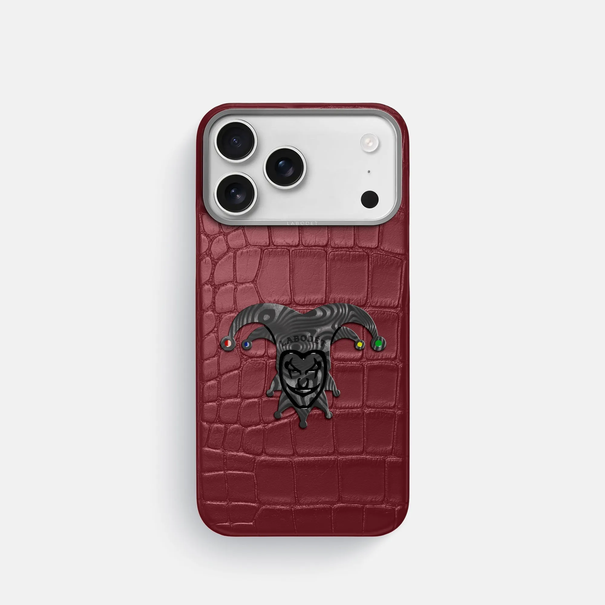 Classic Case With Carbon Joker For iPhone 17 Pro In Alligator Pocket Ready Smooth Texture