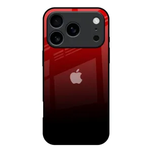 Lightweight Protection Maroon Faded Glass Case for iPhone 17 Pro