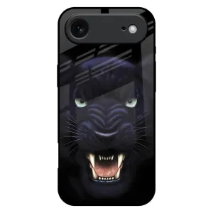 Angry Black Tiger Glass Case for iPhone 17 Air Scratch Proof