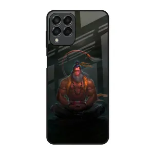 Protective Corner High Durability Lord Hanuman Animated Glass Case for Samsung Galaxy M53 5G