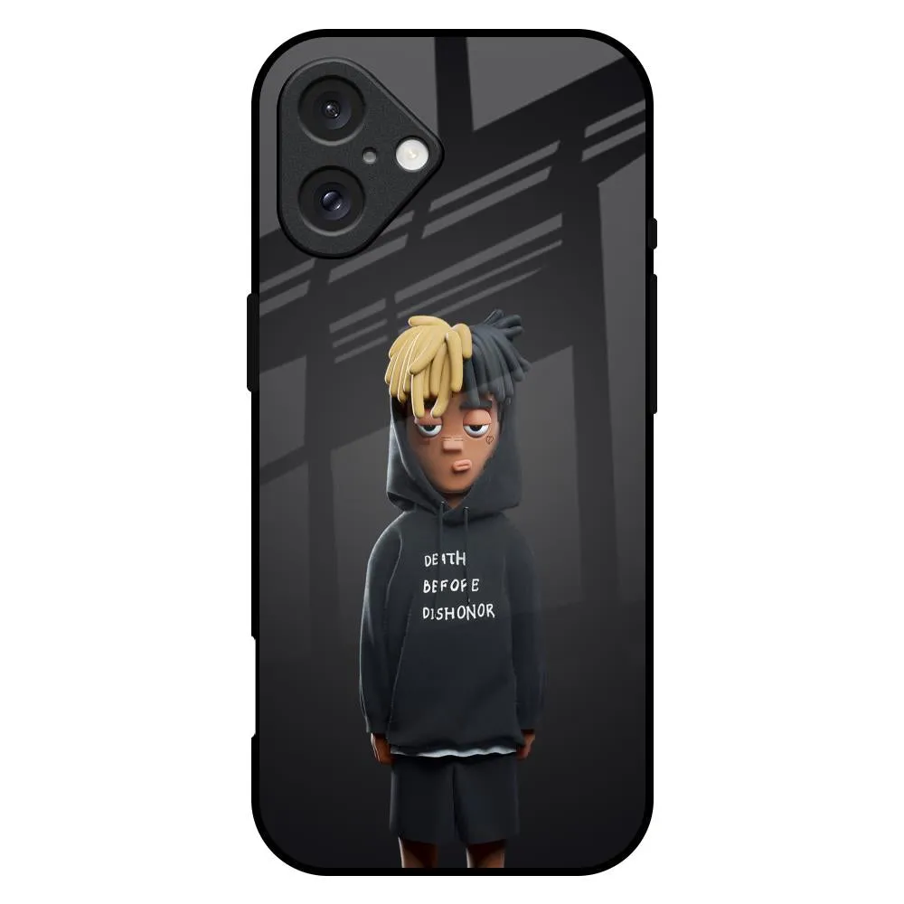 Dishonor Glass Case for iPhone 16 Plus Vivid Pattern