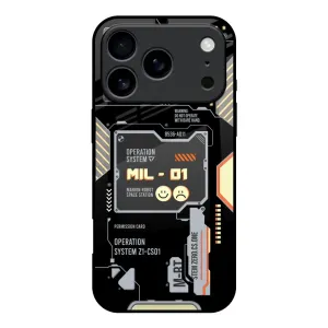 Exposed Parts Glass Case for iPhone 17 Pro Smooth Texture Pattern