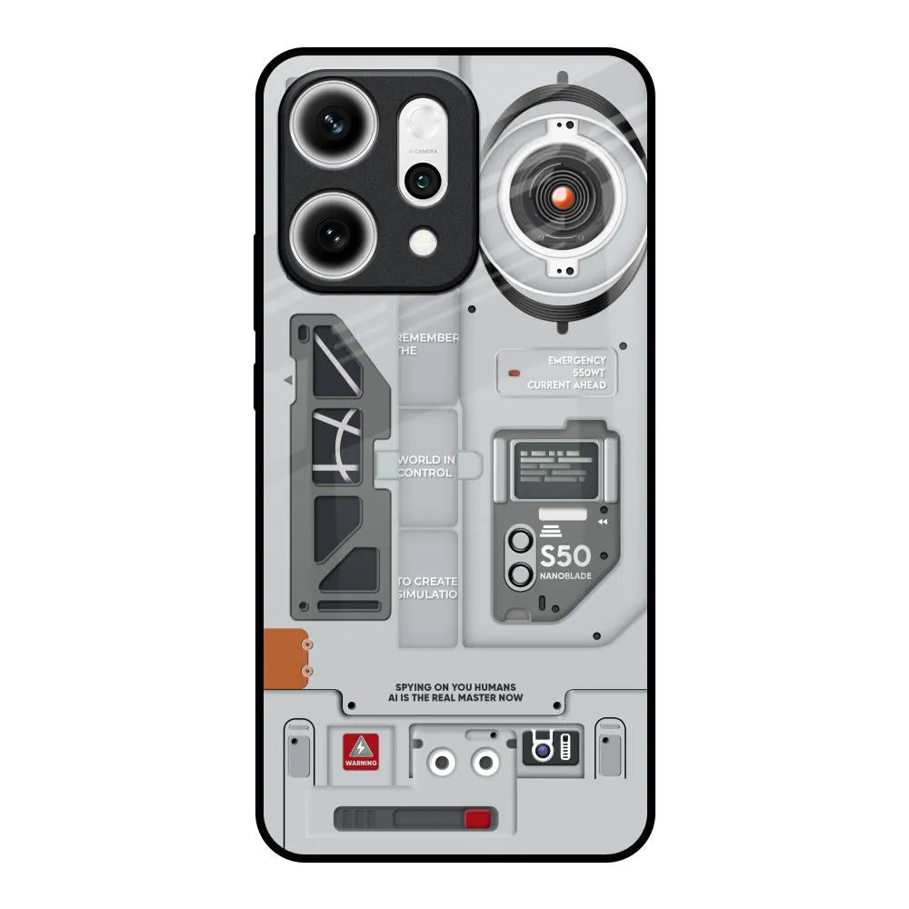 Classic Finish Plasma Shield Glass Case for Oppo Reno14 5G