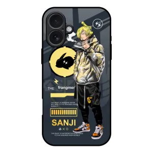 Cool Sanji Glass Case for iPhone 17 Protective Edge Layer Minimal Grip