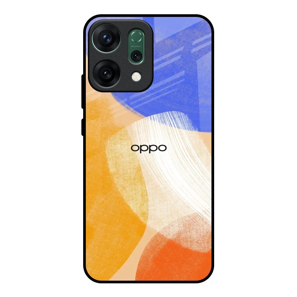 Creative Canvas Glass Case for Oppo Reno14 Pro 5G Protective cover