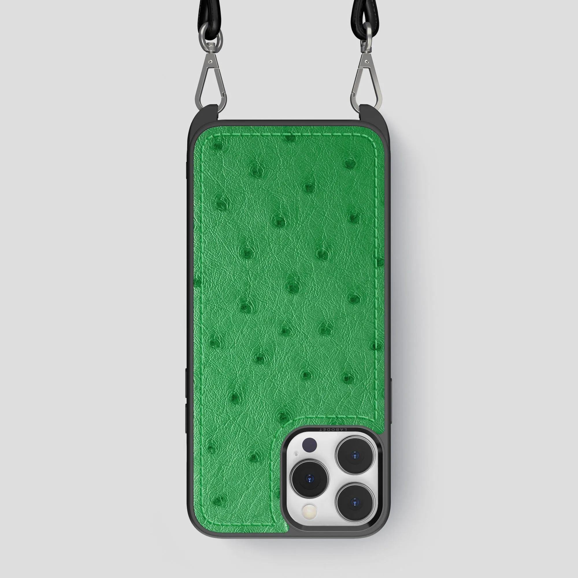 Soft Grip Crossbody Sport Case For iPhone 14 Pro Max In Ostrich