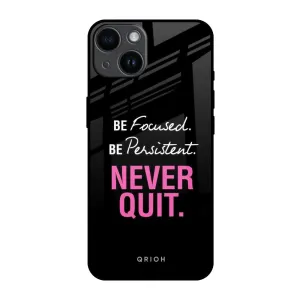 Hybrid Grip Finish Slim Protection Be Focused Glass Case for iPhone 14