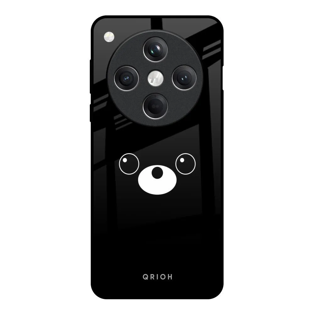 Daily Grip Polished Detail Edge Cute Bear Glass Case for Oppo Find X8 5G